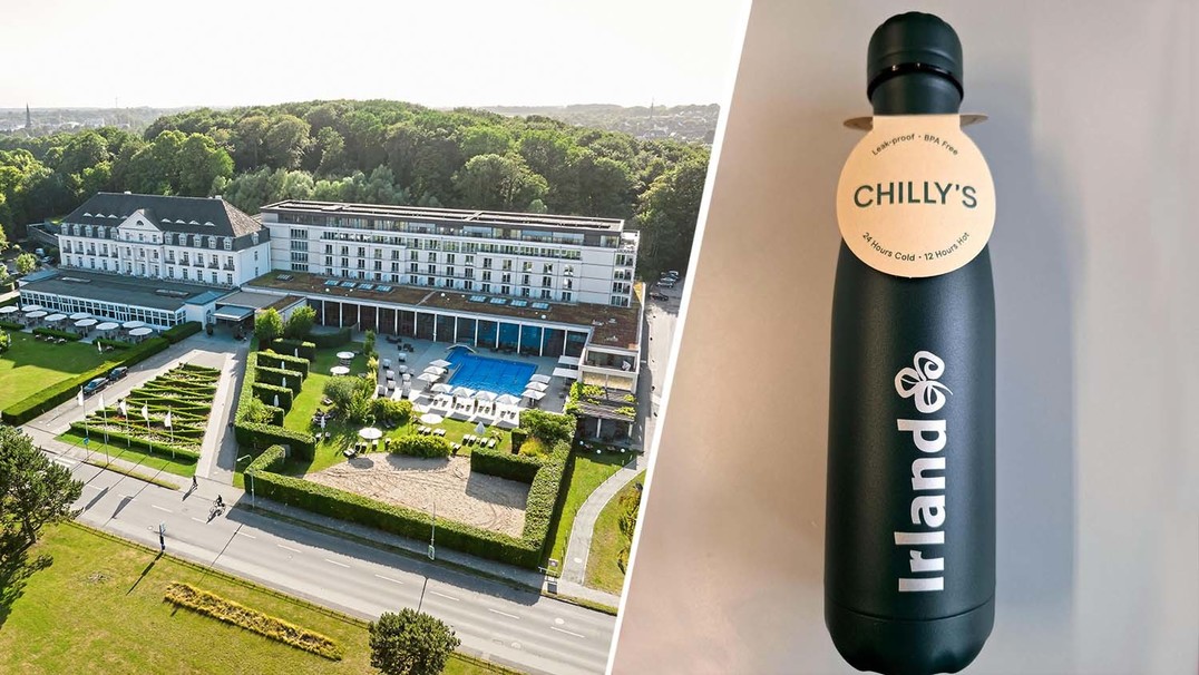 Luxuriöser Hotelaufenthalt und stilvolle Trinkflaschen zu gewinnen!